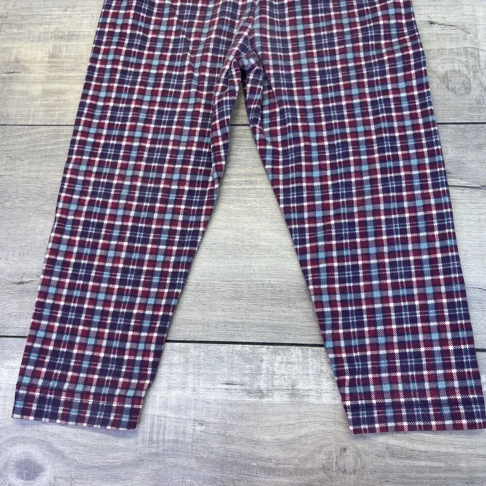 OshKosh BGosh Plaid Pants Size 3 T Toddler Made In USA Vintage Cotton Blend